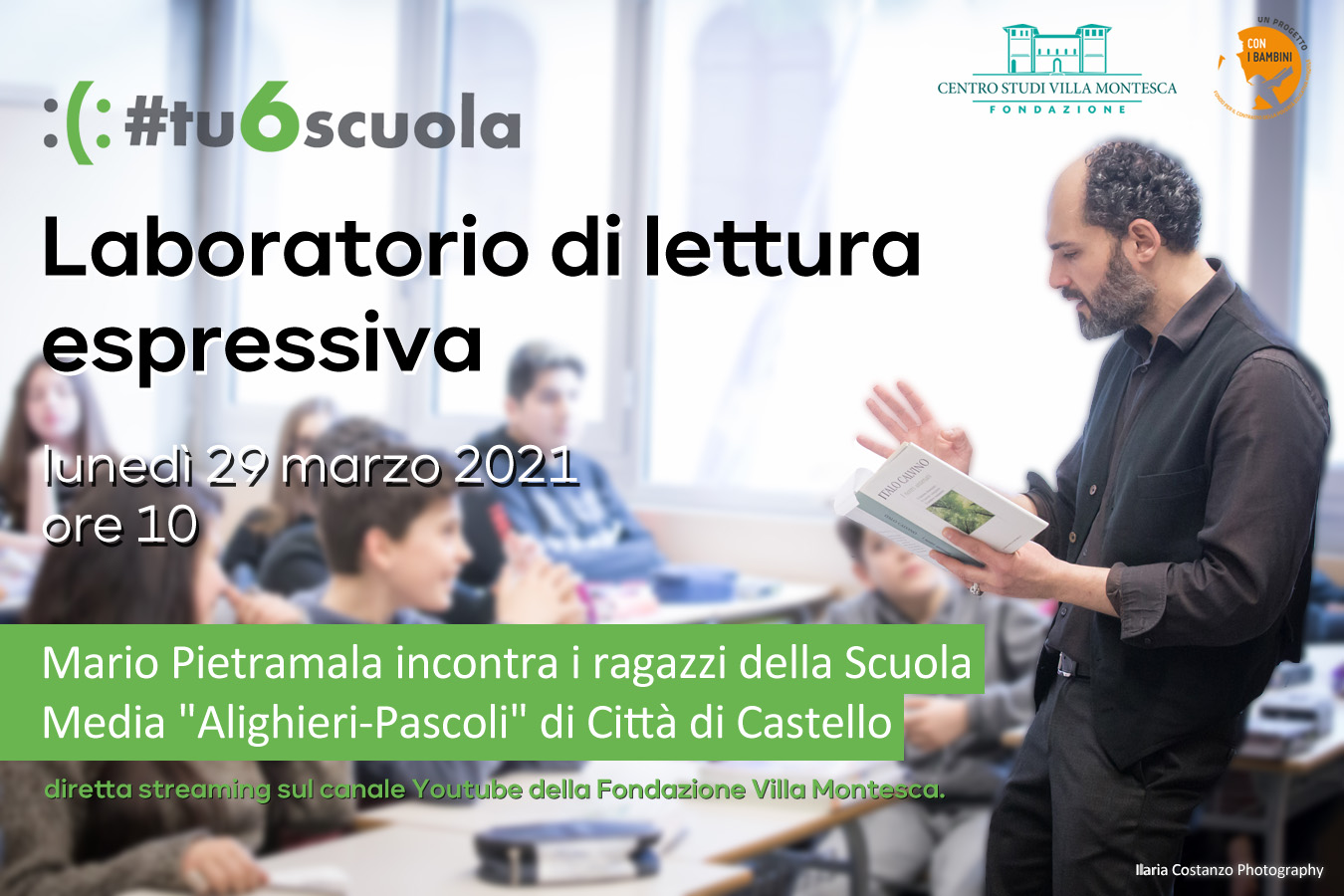 Mario Pietramala incontra i ragazzi della Scuola Alighieri Pascoli